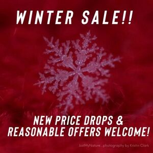 Winter Sale - New Price Drops & Reasonable Offers Welcome!